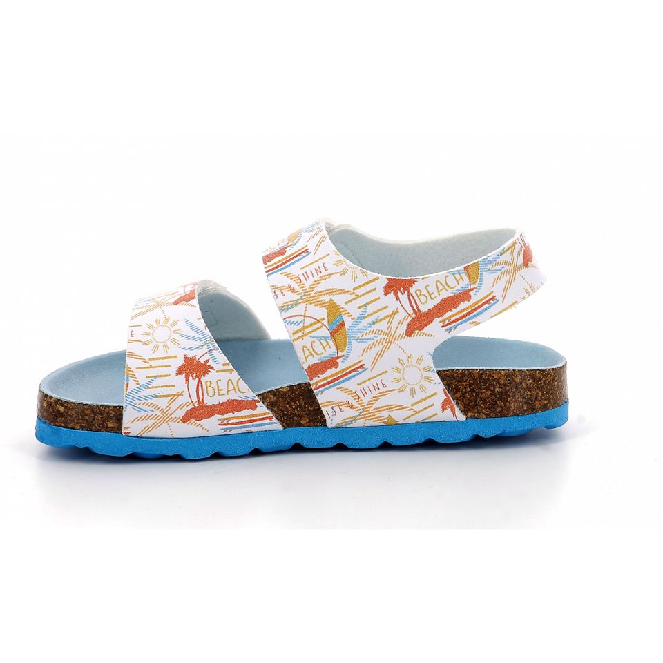 Kickers Summerkro Sandaler Tjej Vita | 73085-VUJD