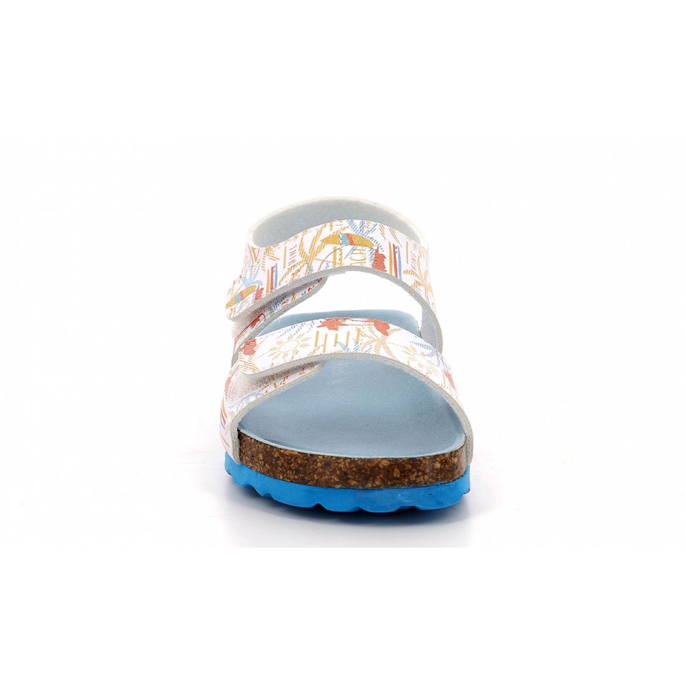 Kickers Summerkro Sandaler Tjej Vita | 73085-VUJD