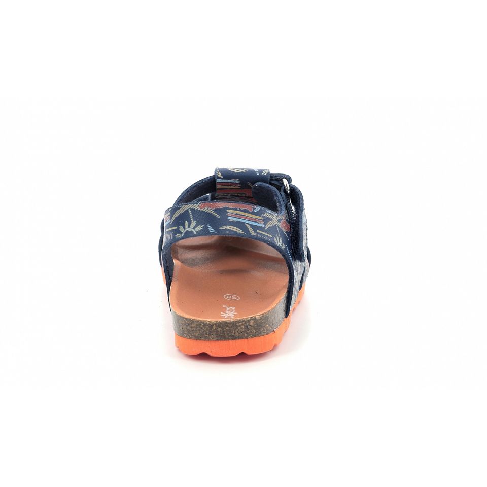 Kickers Summertan Sandaler Pojke Marinblå | 34289-ODGS