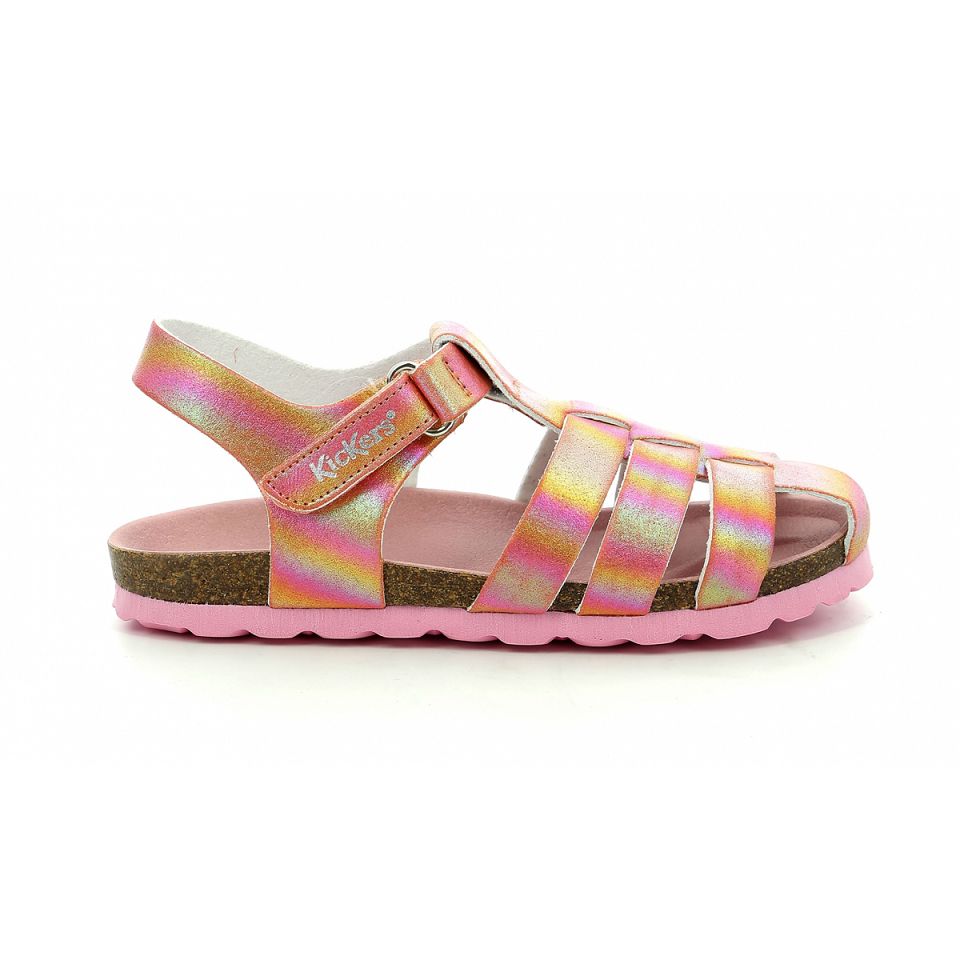 Kickers Summertan Sandaler Tjej Rosa | 10437-YIVF