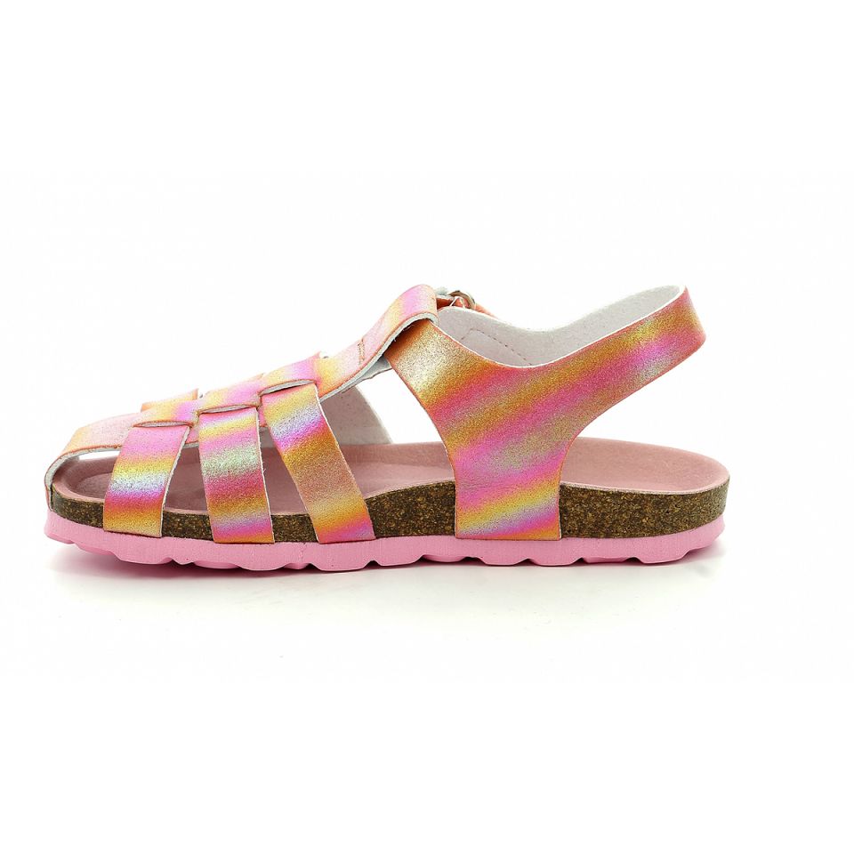 Kickers Summertan Sandaler Tjej Rosa | 10437-YIVF