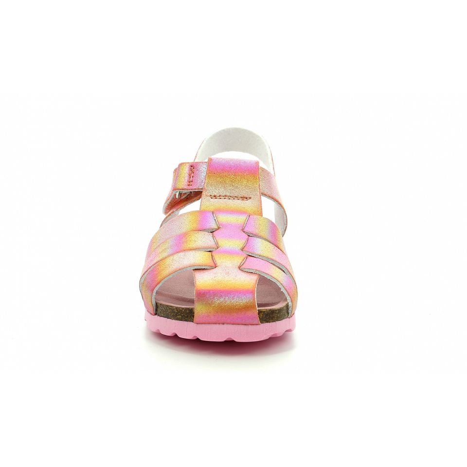 Kickers Summertan Sandaler Tjej Rosa | 10437-YIVF