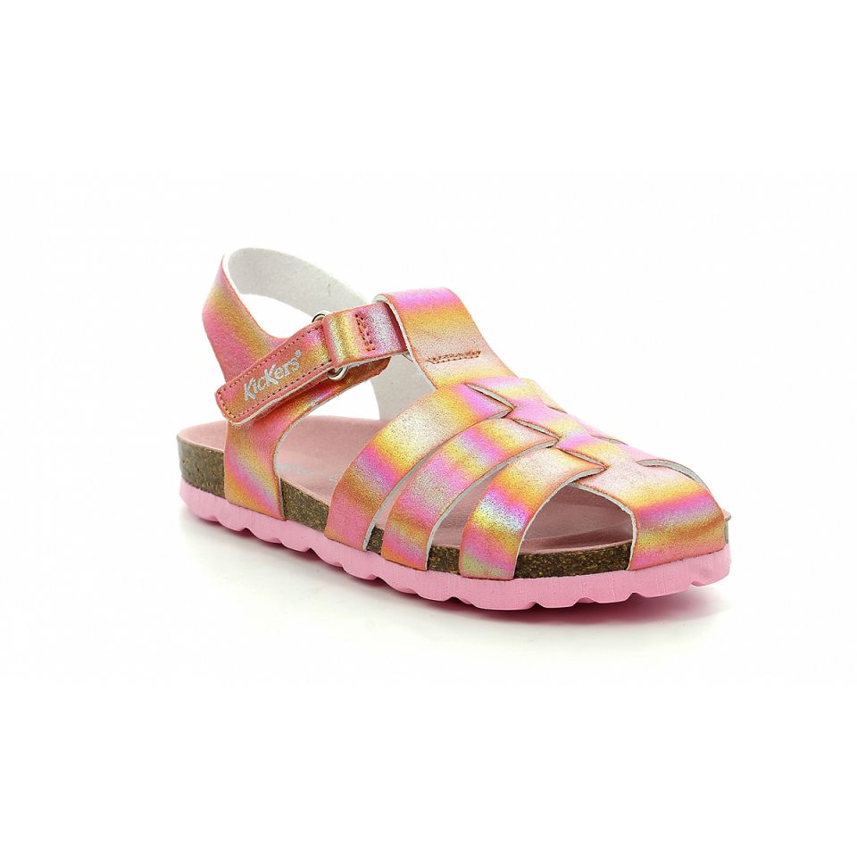 Kickers Summertan Sandaler Tjej Rosa | 10437-YIVF