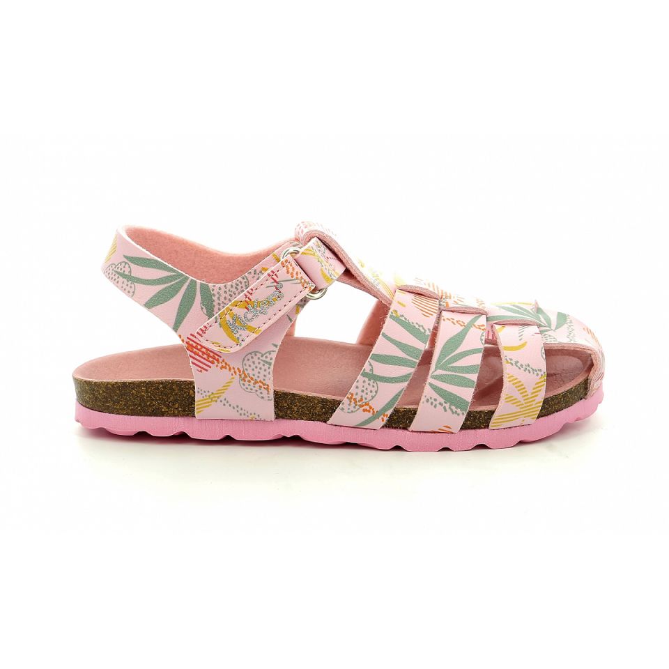 Kickers Summertan Sandaler Tjej Rosa | 47051-SMYN