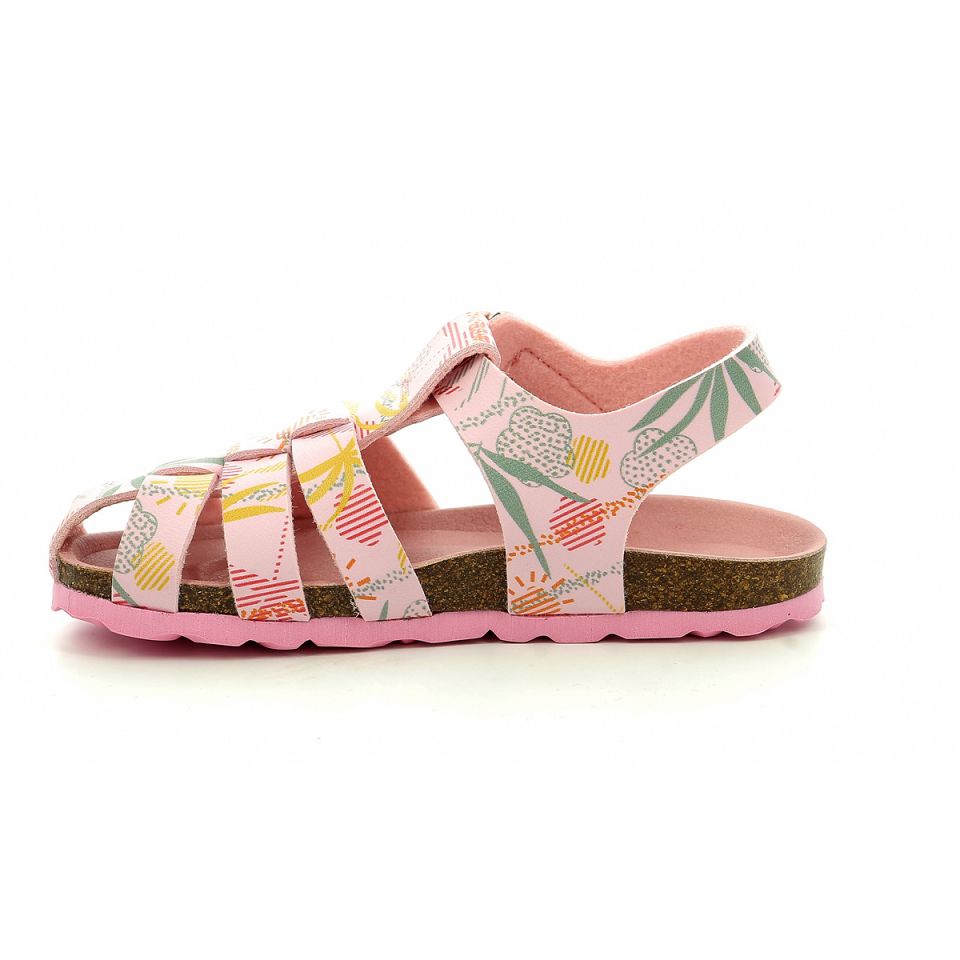 Kickers Summertan Sandaler Tjej Rosa | 47051-SMYN