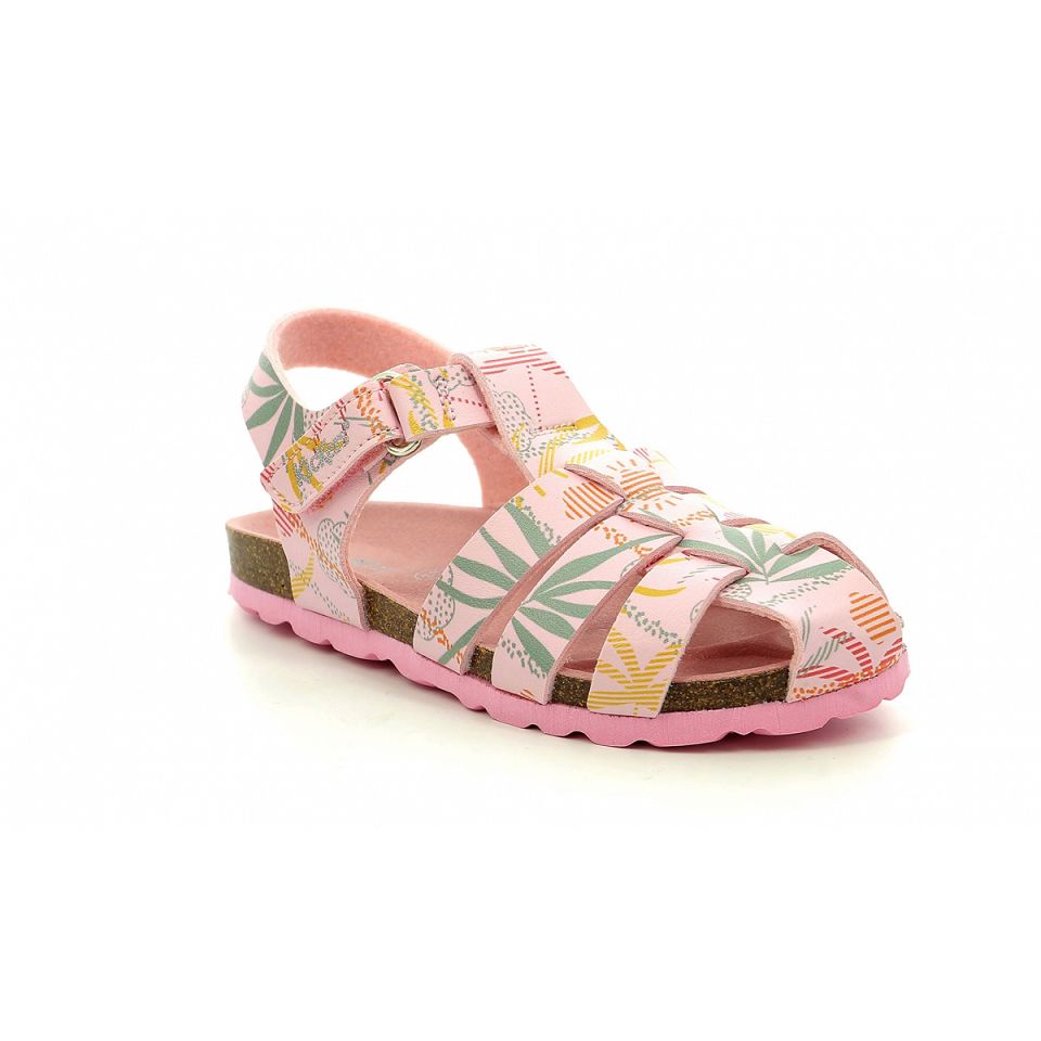 Kickers Summertan Sandaler Tjej Rosa | 47051-SMYN