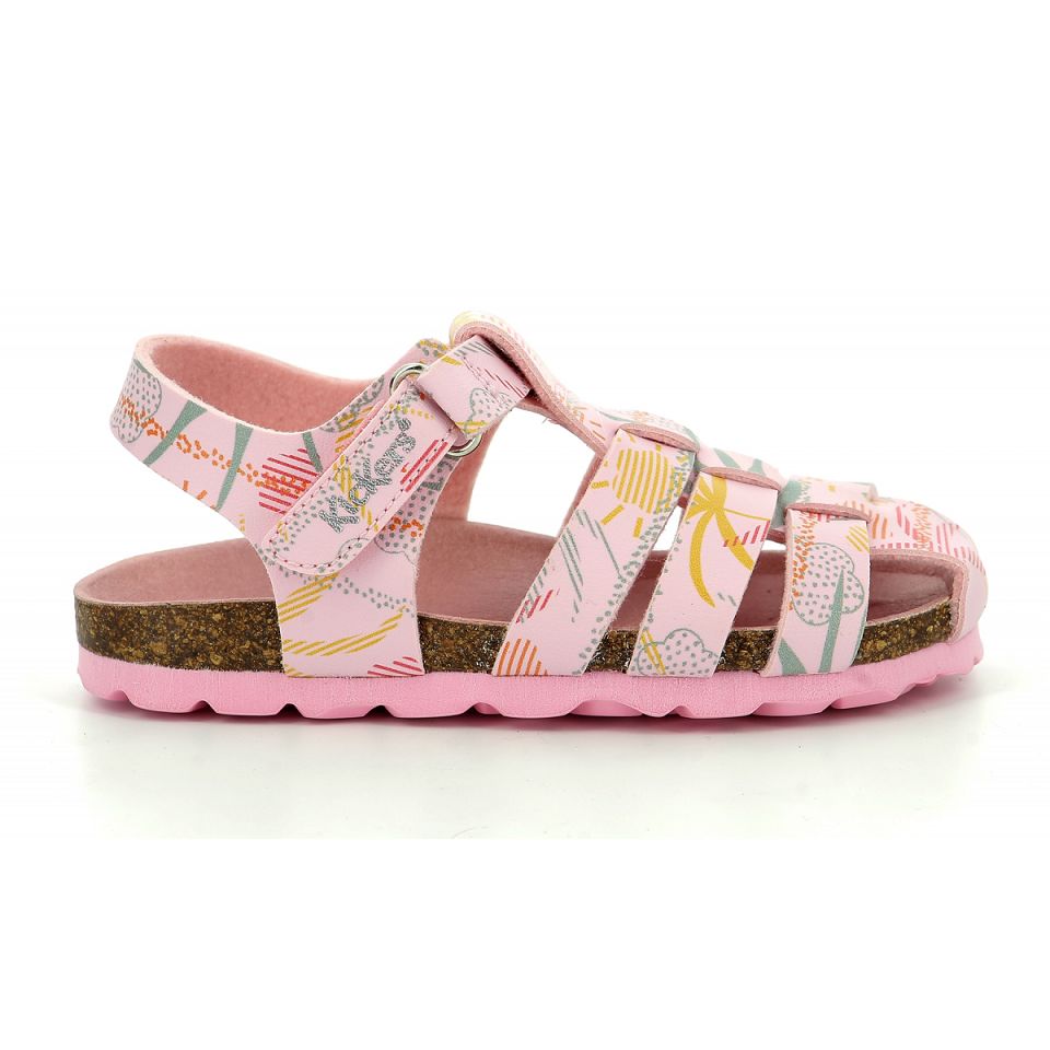 Kickers Summertan Sandaler Tjej Rosa | 50431-FNAE