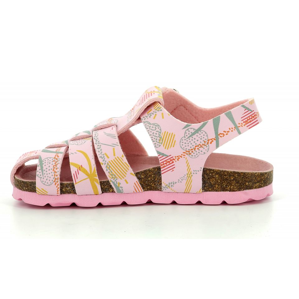 Kickers Summertan Sandaler Tjej Rosa | 50431-FNAE