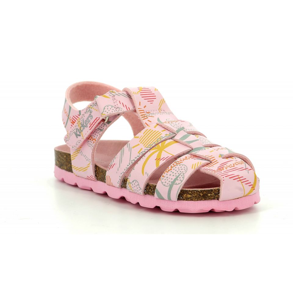 Kickers Summertan Sandaler Tjej Rosa | 50431-FNAE