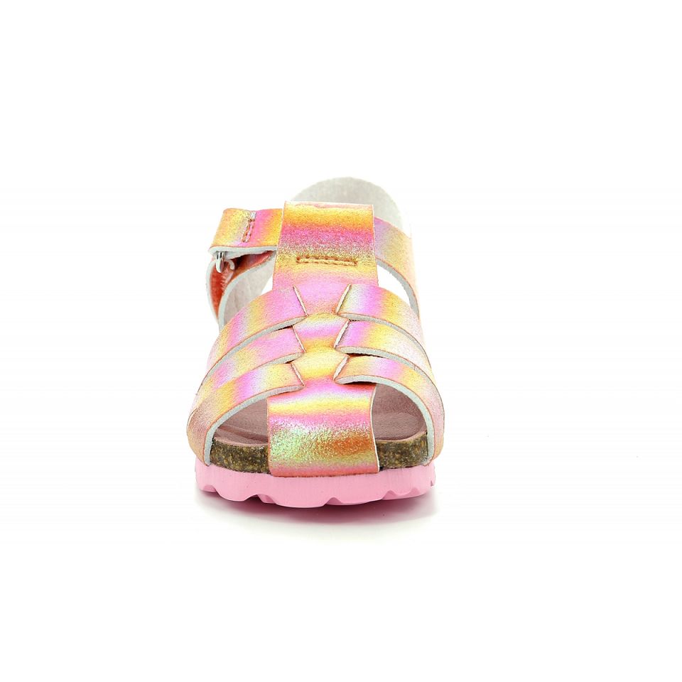 Kickers Summertan Sandaler Tjej Rosa | 96857-MRZC