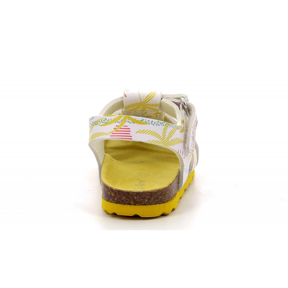 Kickers Summertan Sandaler Tjej Vita | 68407-WIYT