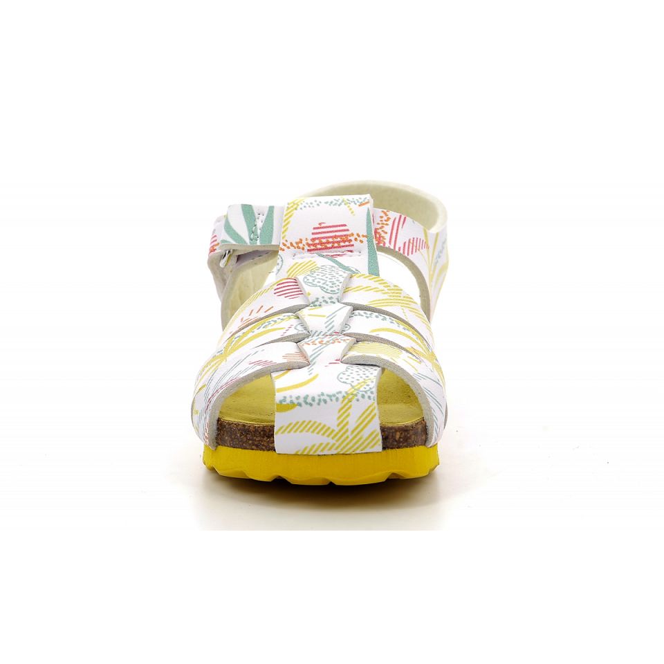 Kickers Summertan Sandaler Tjej Vita | 68407-WIYT