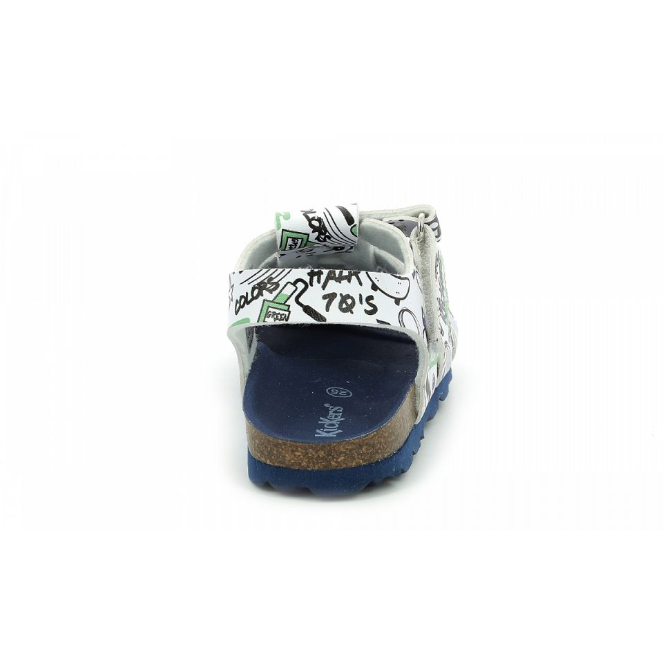 Kickers Summertan street Sandaler Pojke Vita | 72014-LFCT