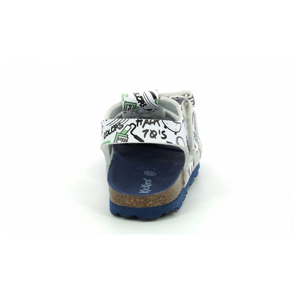 Kickers Summertan street Sandaler Tjej Vita | 52461-FIMO