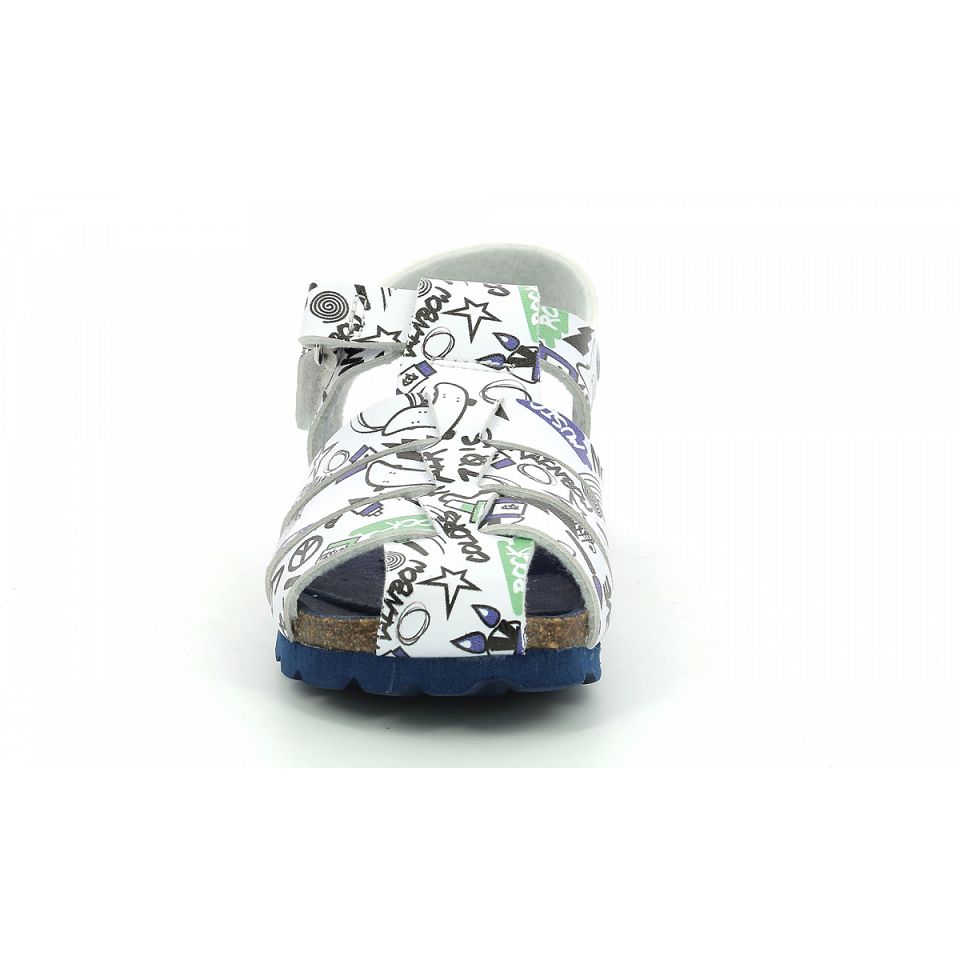 Kickers Summertan street Sandaler Tjej Vita | 52461-FIMO
