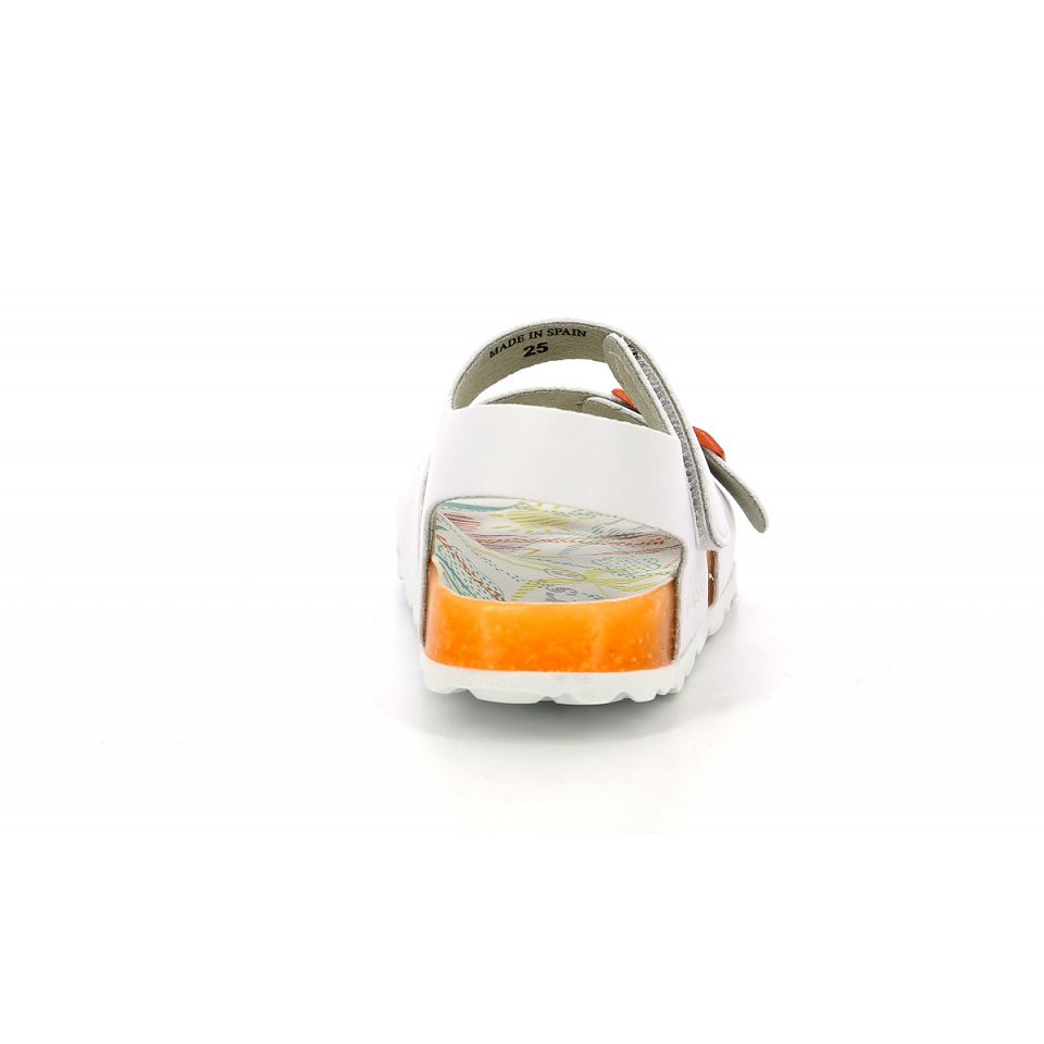 Kickers Sunkro Sandaler Pojke Vita | 12694-FJQD