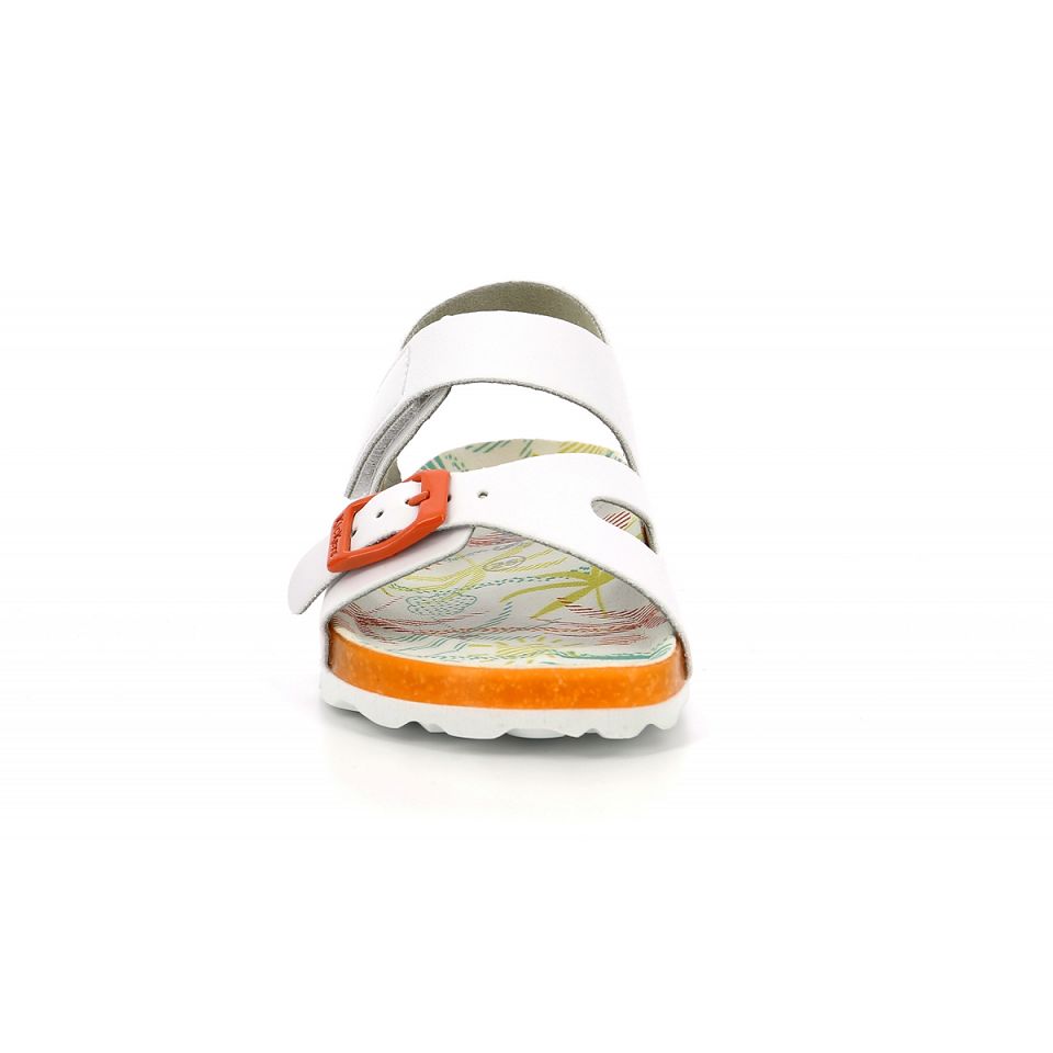 Kickers Sunkro Sandaler Pojke Vita | 12694-FJQD