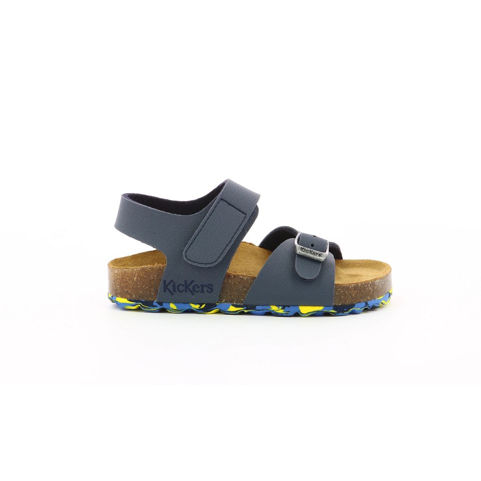 Kickers Sunkro Sandaler Tjej Marinblå | 72104-YKLA