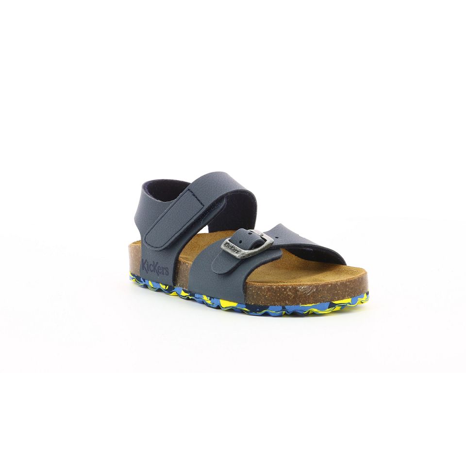 Kickers Sunkro Sandaler Tjej Marinblå | 72104-YKLA