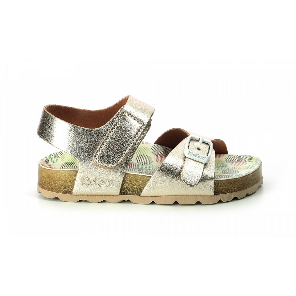 Kickers Sunkro Sandaler Tjej Or Pois print | 86504-ILSX