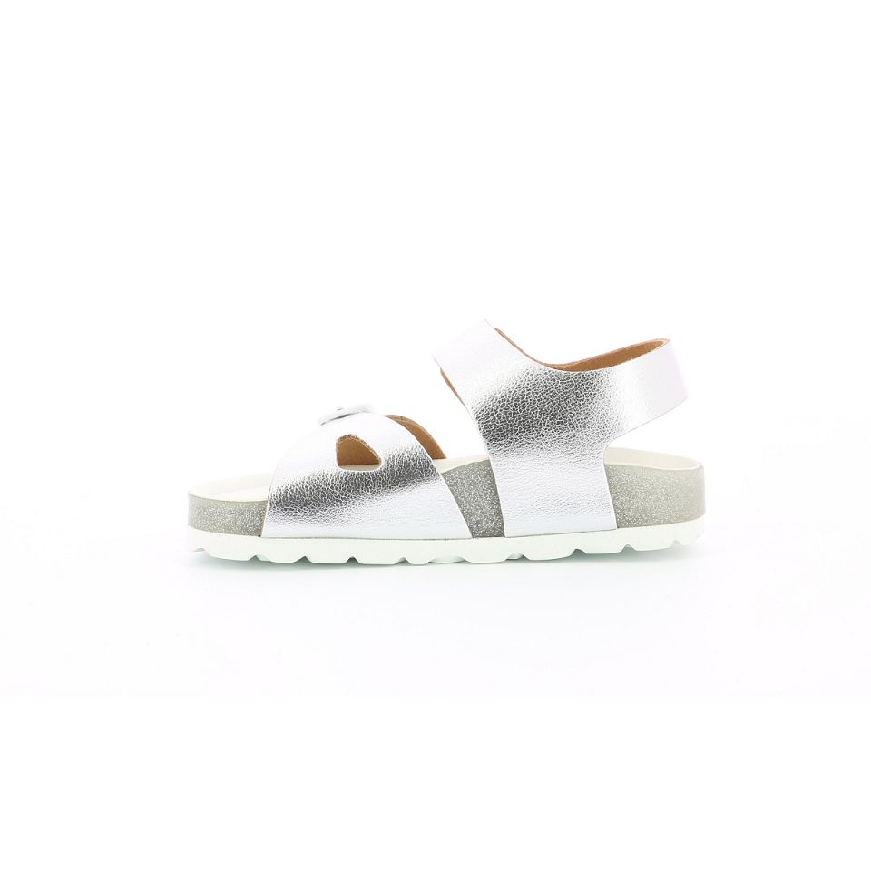 Kickers Sunkro Sandaler Tjej Silver | 58069-XUFB