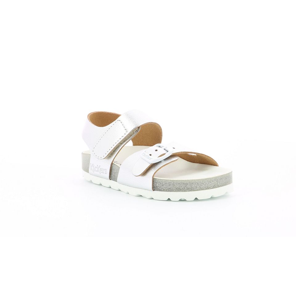 Kickers Sunkro Sandaler Tjej Silver | 58069-XUFB