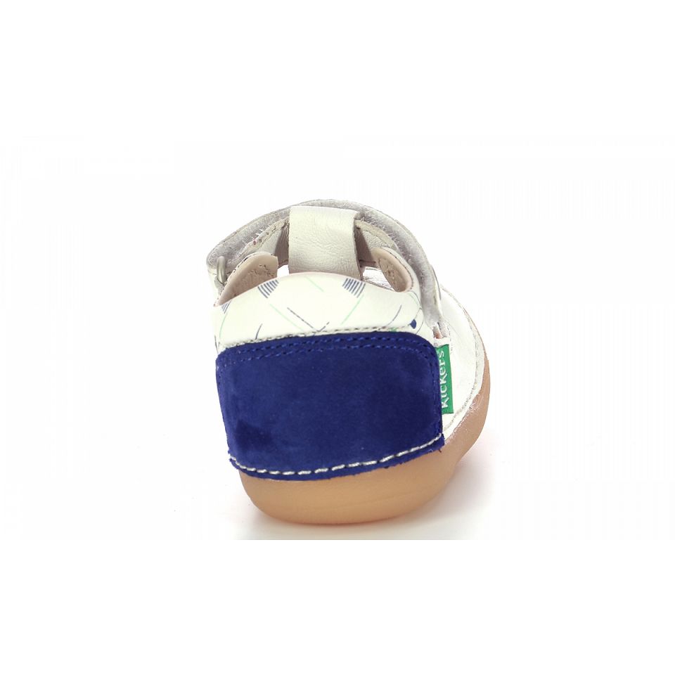 Kickers Sushy Sandaler Tjej Vita Blå | 36810-RVPO