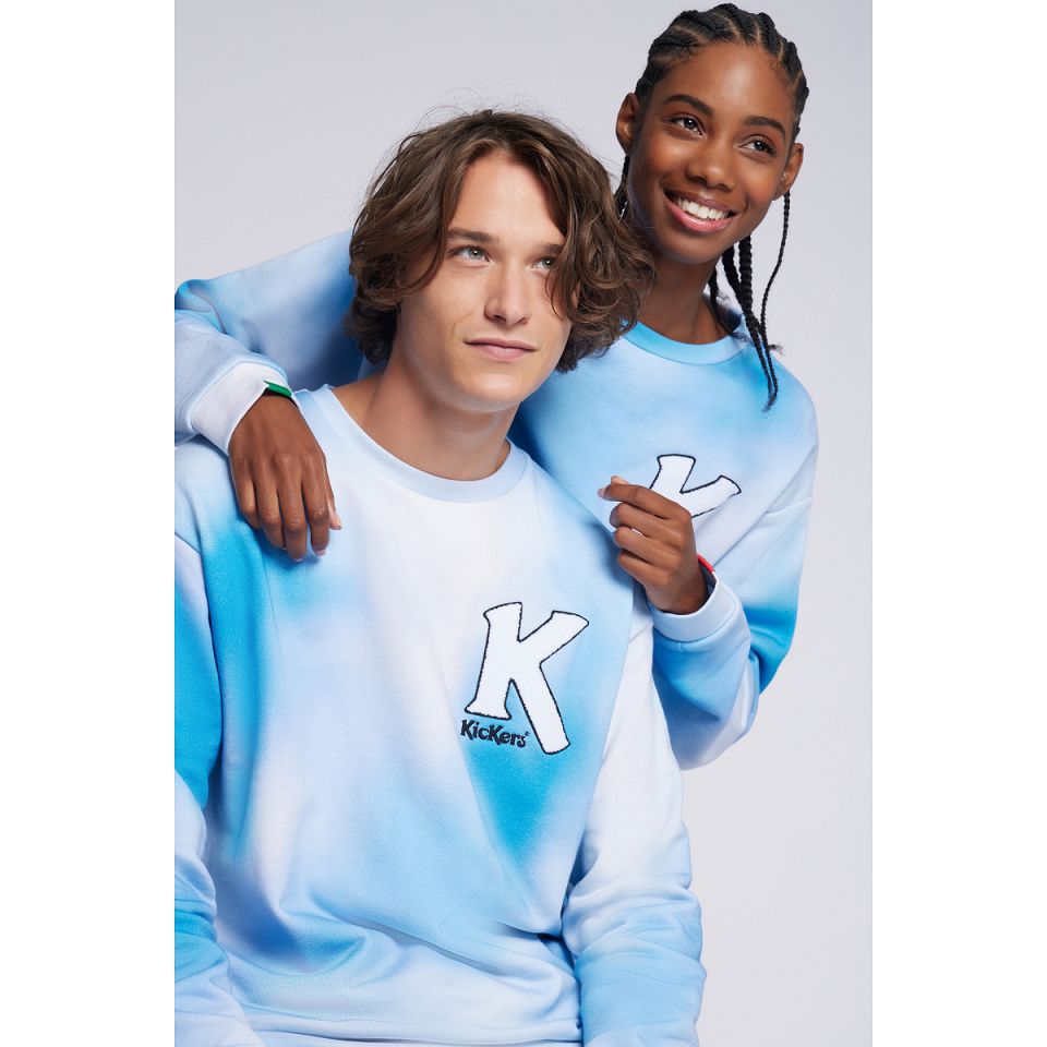 Kickers Sweatshirt Dam Blå | 52806-ECDU
