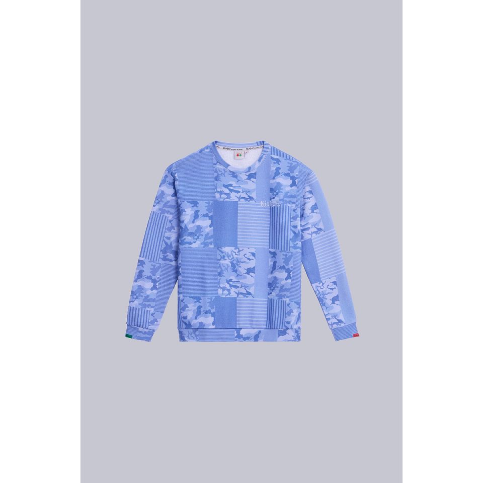 Kickers Sweatshirt Herr Blå | 87501-LVHR