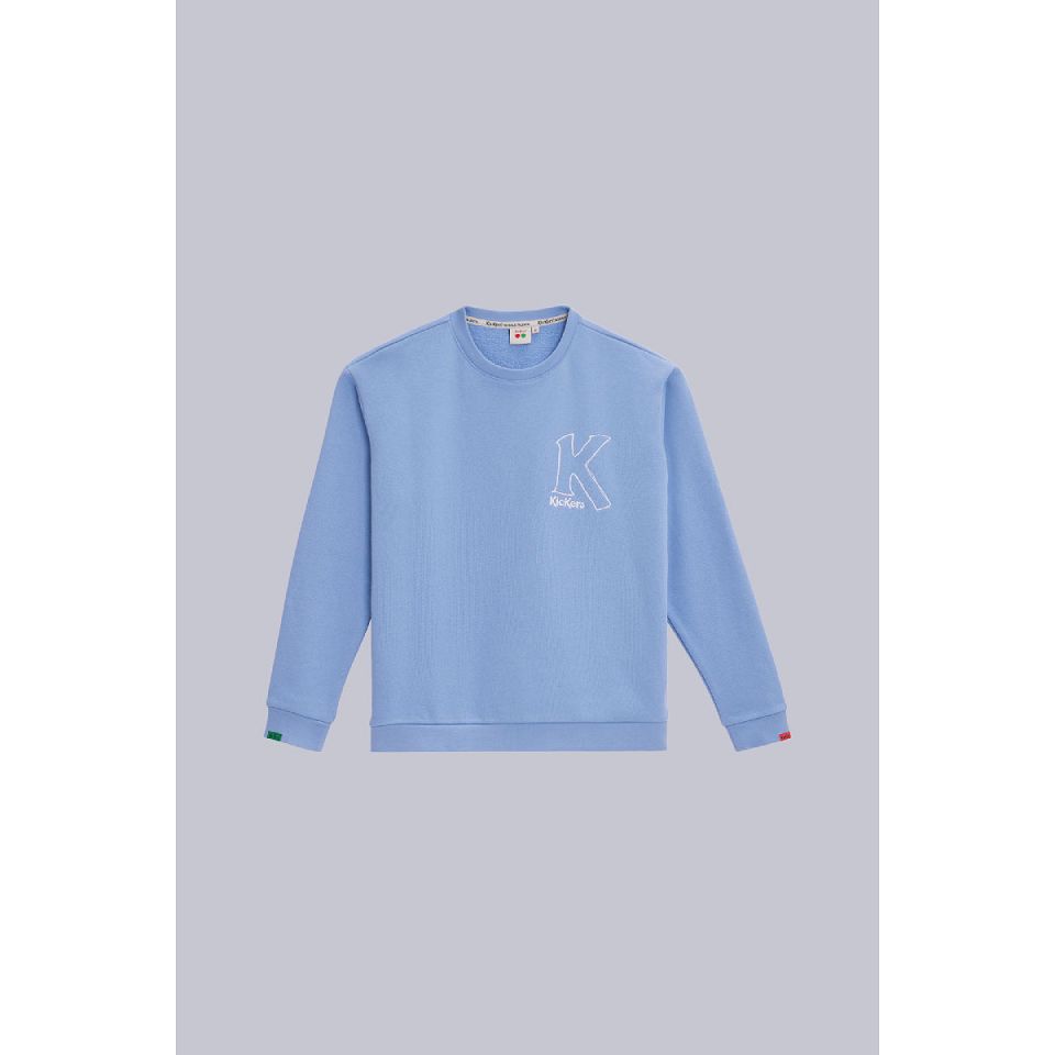 Kickers Sweatshirt Herr Ljusblå | 27835-CTAQ