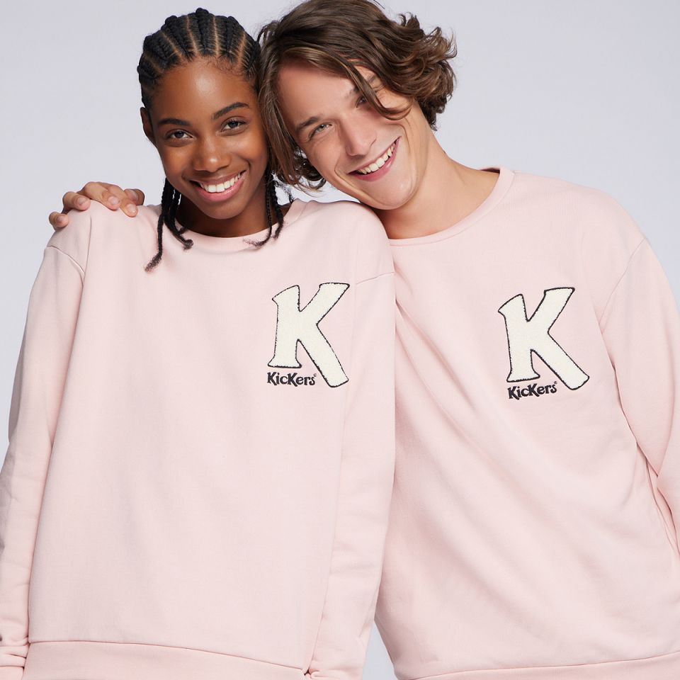 Kickers Sweatshirt Herr Rosa | 75923-VLQY