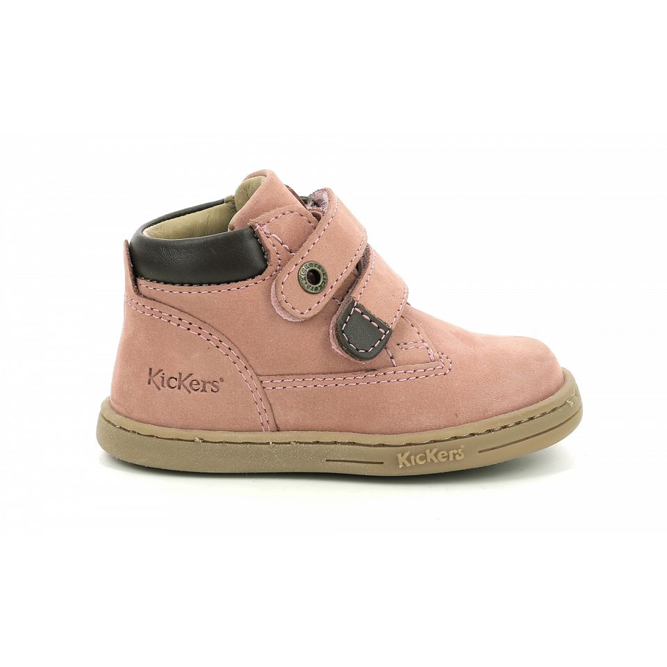 Kickers Tackeasy Sneakers Tjej Ljusrosa | 69412-IPRC