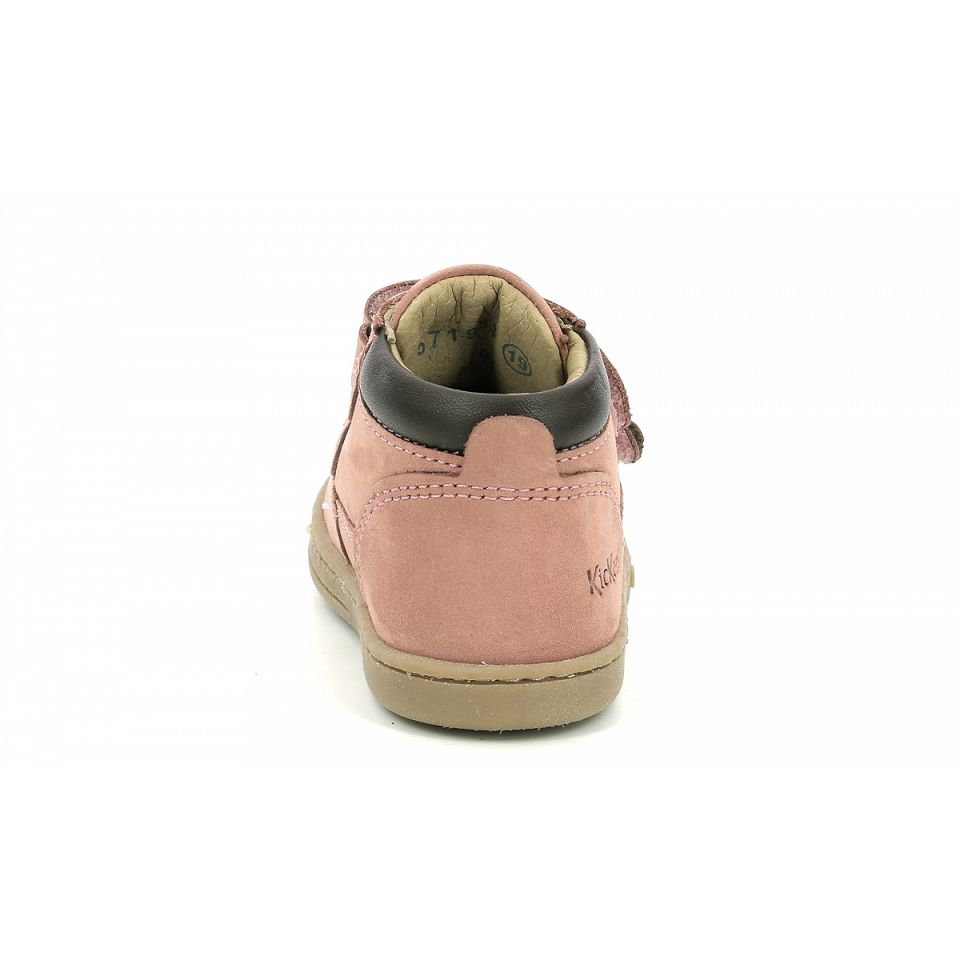 Kickers Tackeasy Sneakers Tjej Ljusrosa | 69412-IPRC
