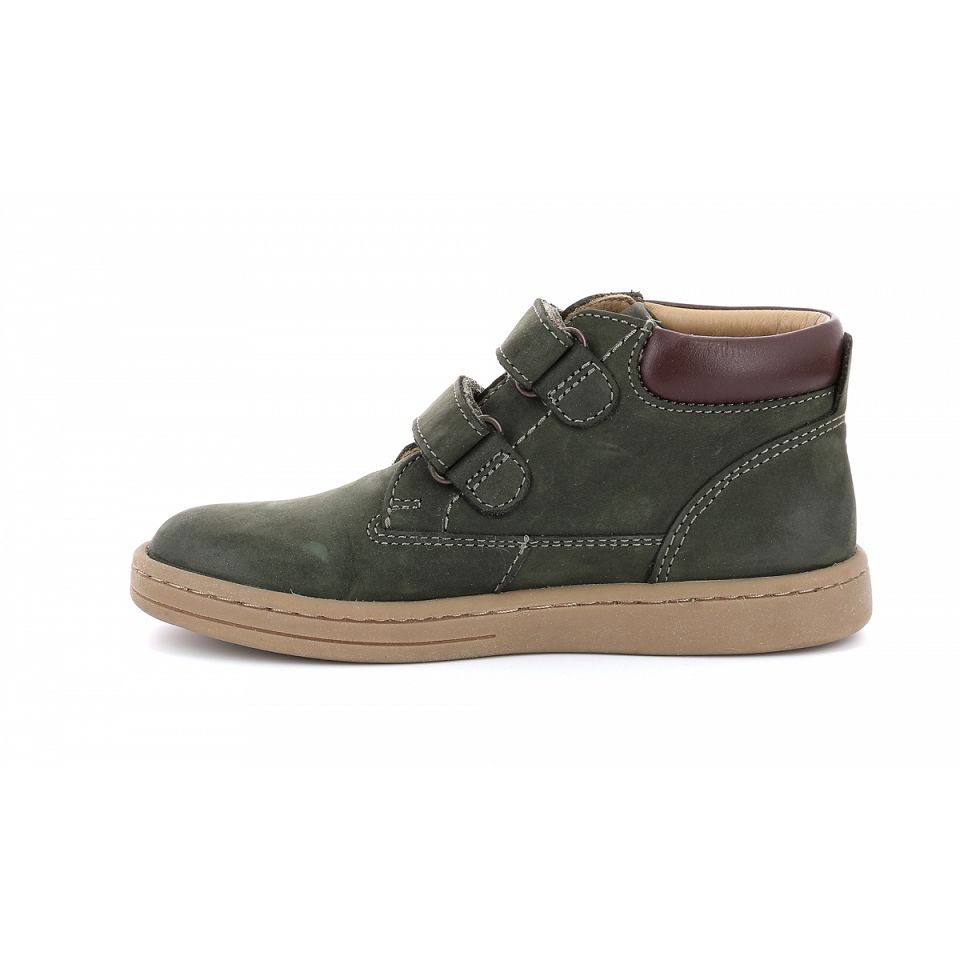 Kickers Tackeasy Stövlar Tjej Khaki | 81697-FWYR