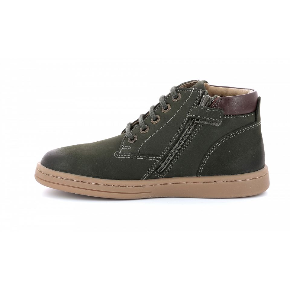 Kickers Tackland Stövlar Tjej Khaki | 04126-NZAF