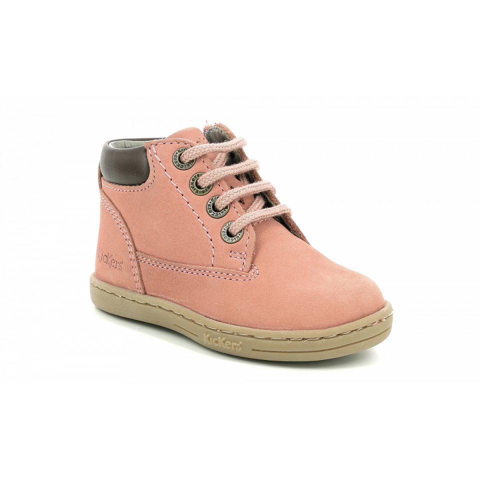 Kickers Tackland Stövlar Tjej Ljusrosa | 05974-DCQK
