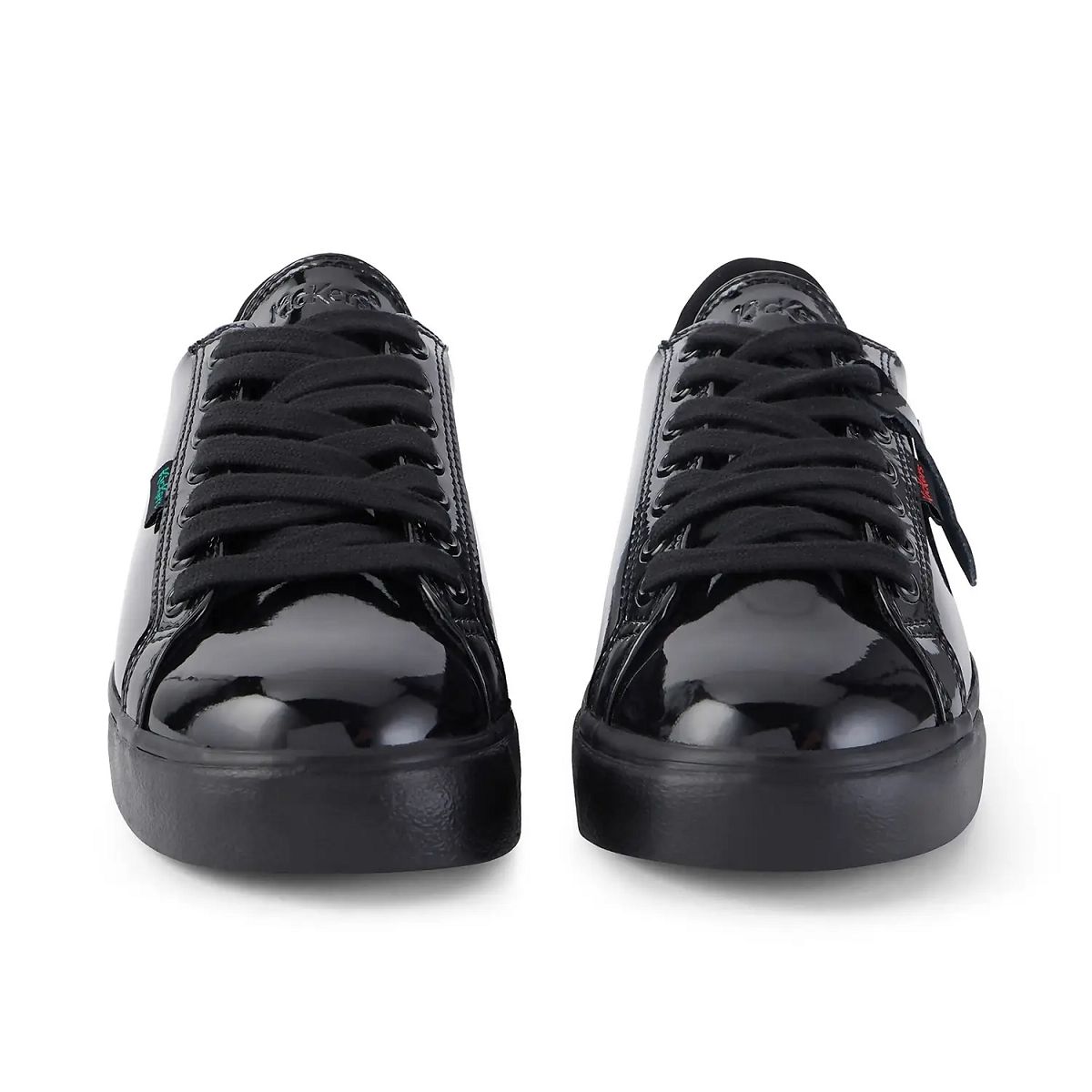 Kickers Tovni Lacer Leather Sneakers Dam Svarta | 24873-JTKD