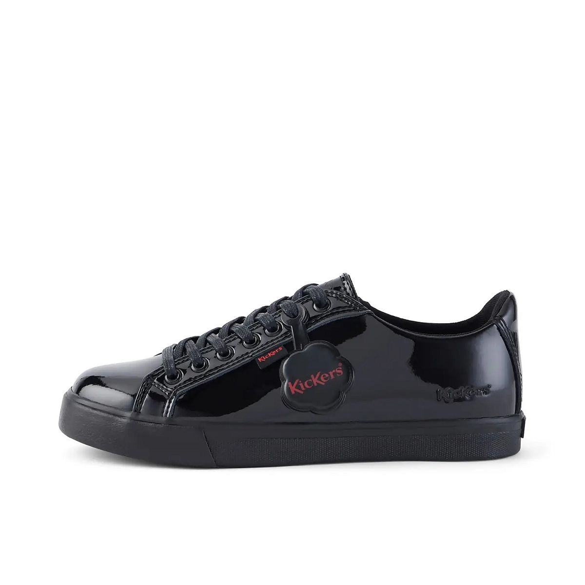 Kickers Tovni Lacer Leather Sneakers Dam Svarta | 38591-EPQL