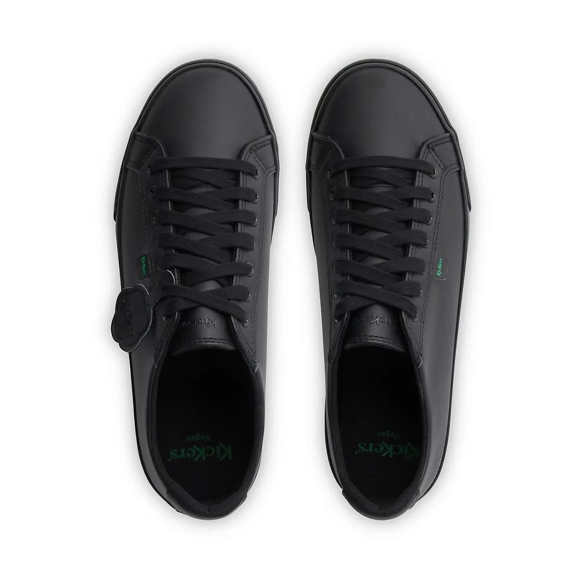 Kickers Tovni Lacer Veganska Sneakers Herr Svarta | 39281-MWFD