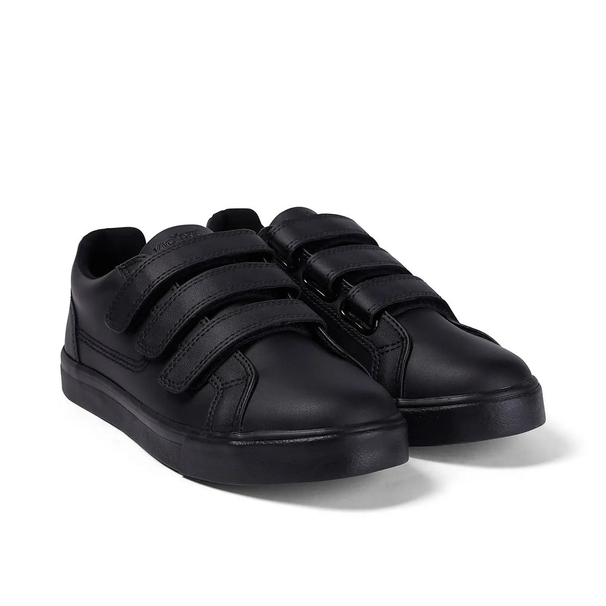 Kickers Tovni Trip Leather Sneakers Dam Svarta | 74962-JAIG