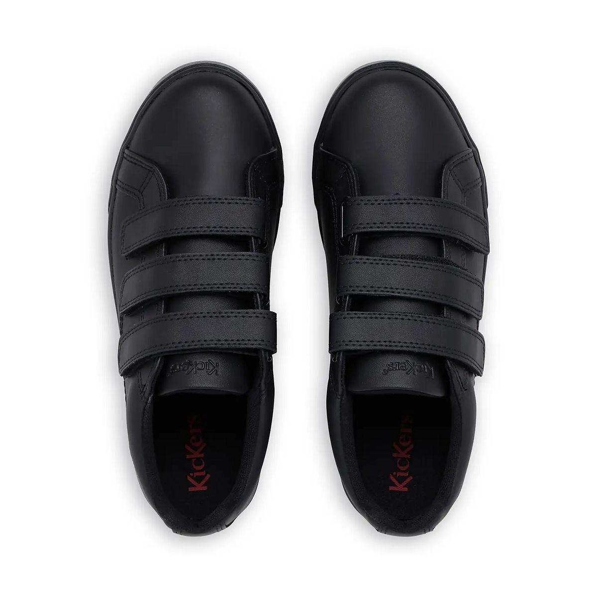 Kickers Tovni Trip Leather Sneakers Dam Svarta | 74962-JAIG