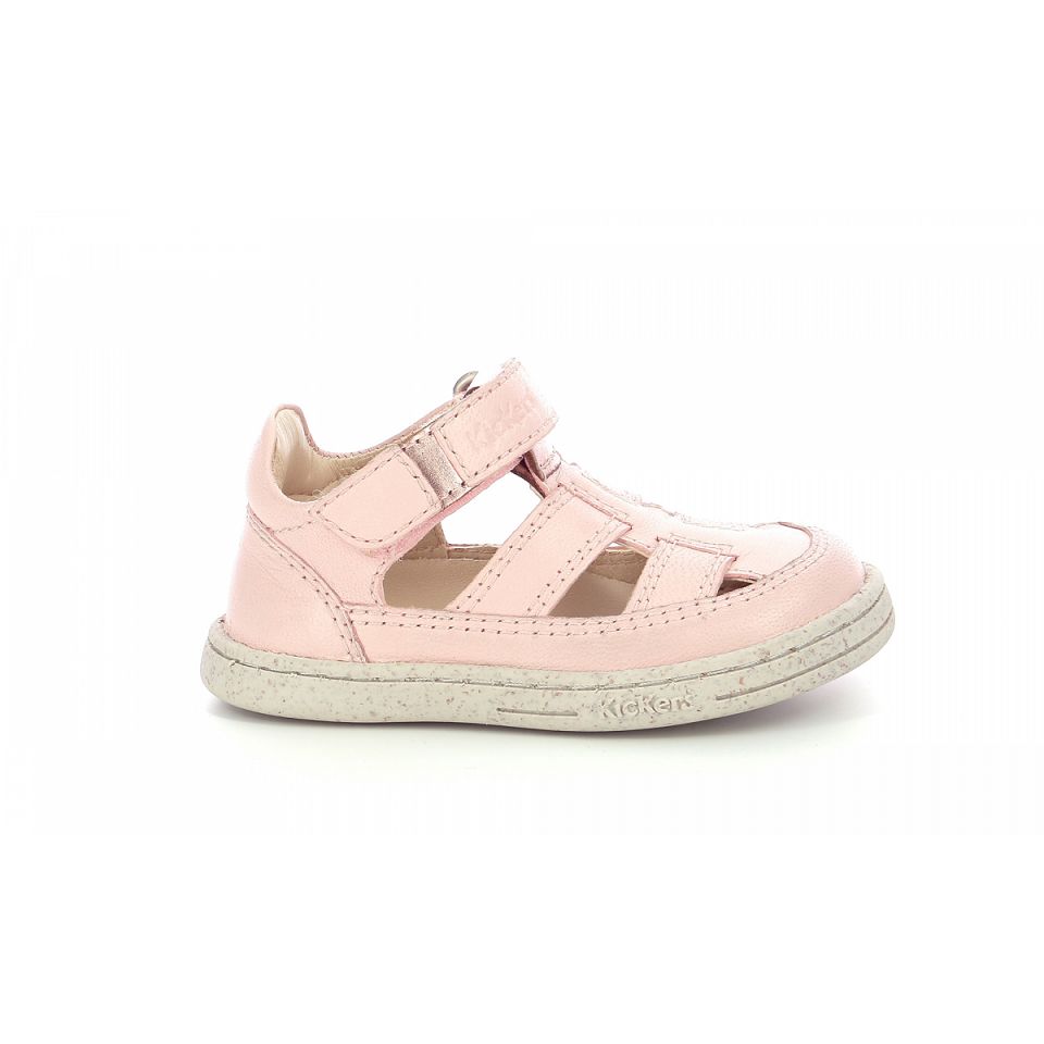 Kickers Tractus Sandaler Tjej Ljusrosa | 57491-TVKD