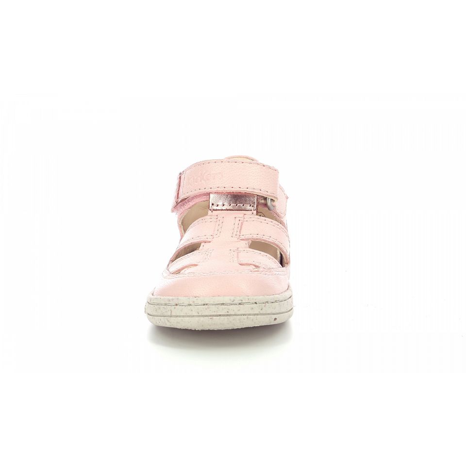 Kickers Tractus Sandaler Tjej Ljusrosa | 57491-TVKD