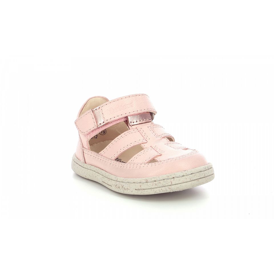Kickers Tractus Sandaler Tjej Ljusrosa | 57491-TVKD