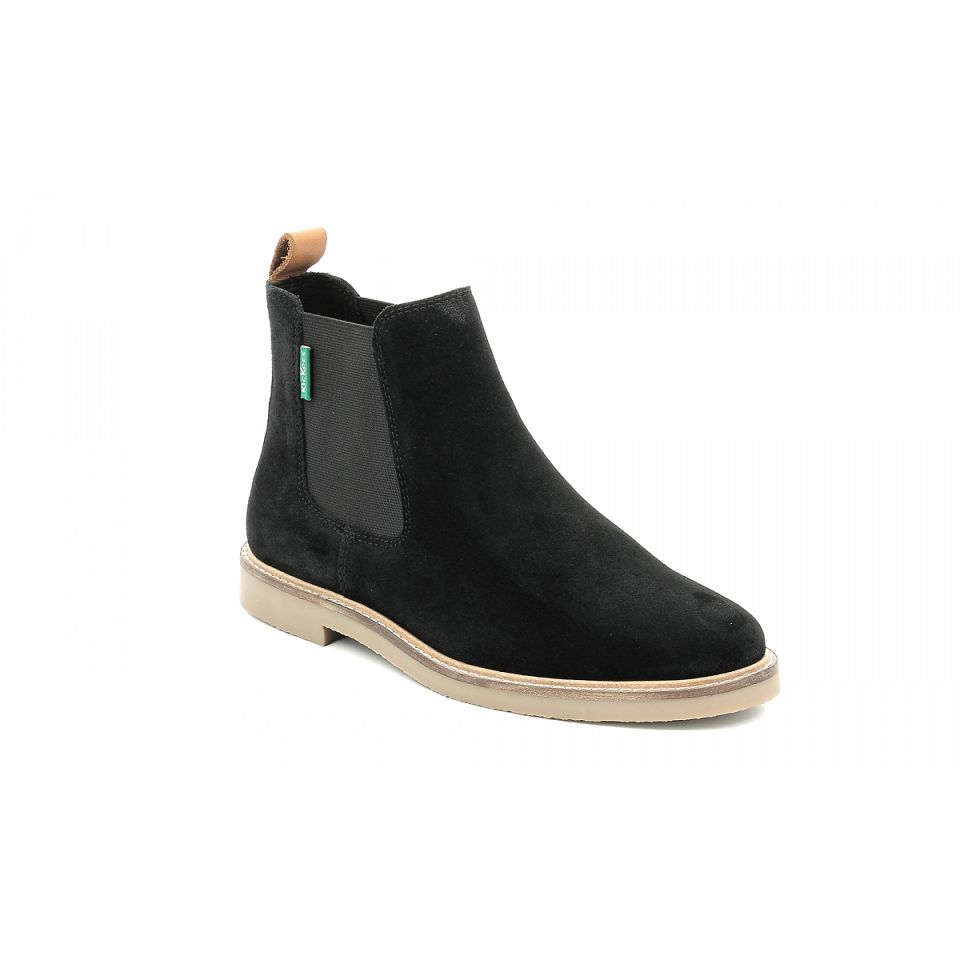 Kickers Tyga Chelsea Boots Dam Svarta | 61903-TLMN