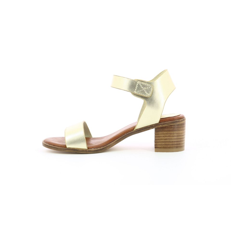 Kickers Volou Sandaler Dam Guld | 19326-QBRU