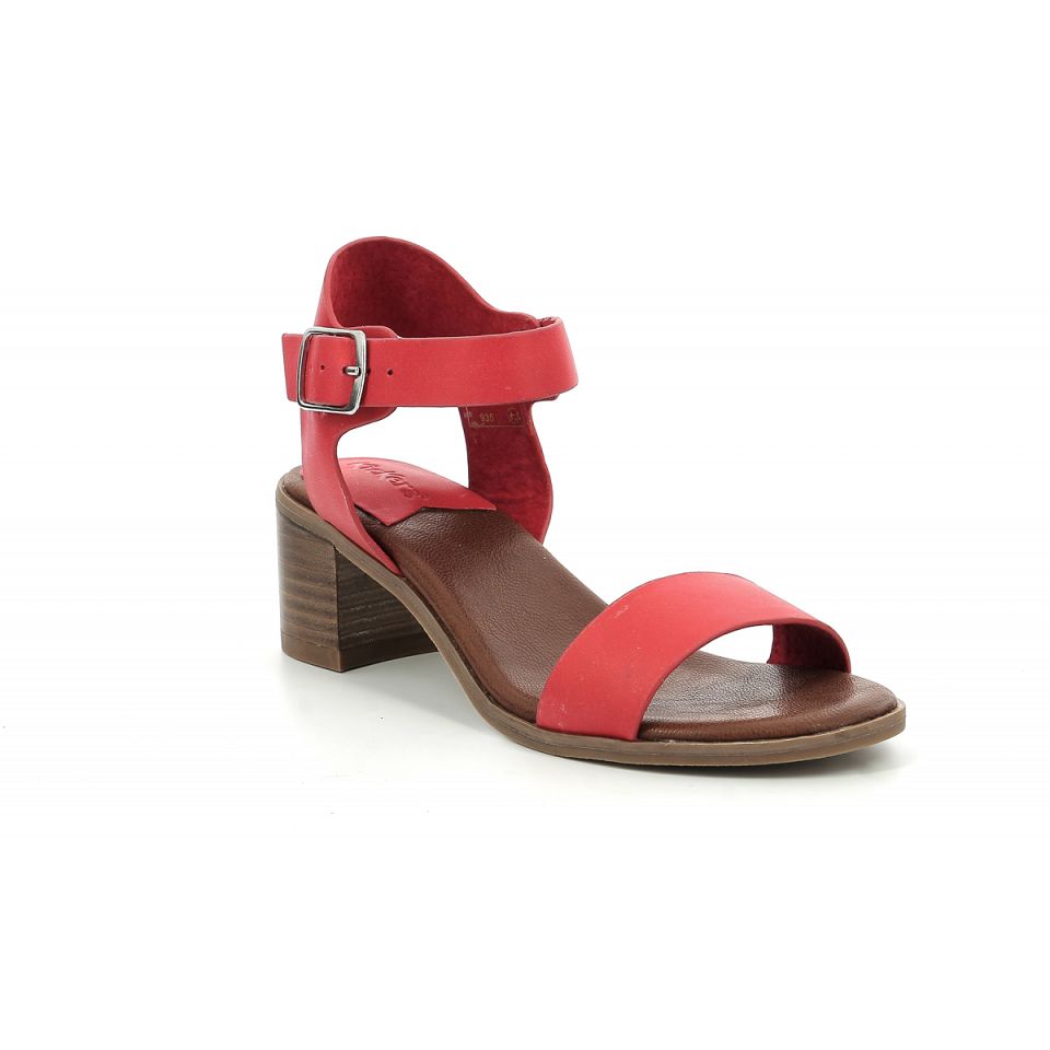 Kickers Volou Sandaler Dam Röda | 80756-UQPG