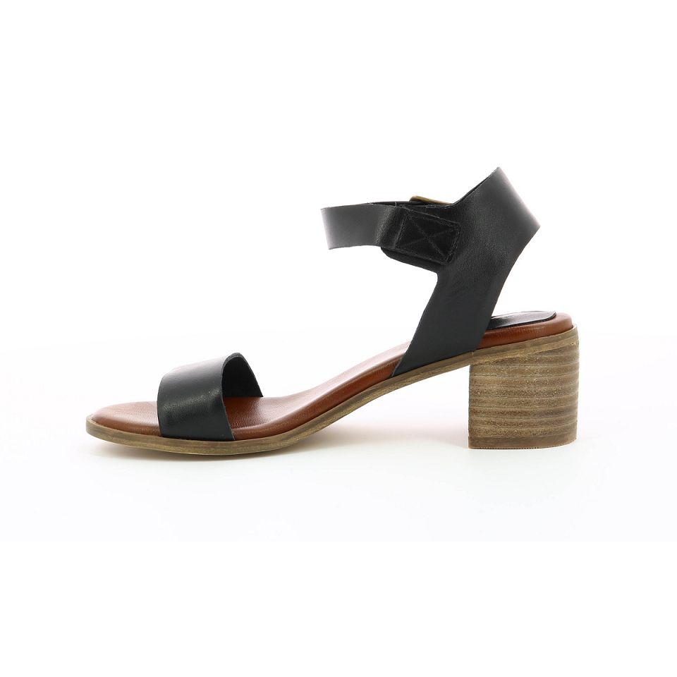 Kickers Volou Sandaler Dam Svarta | 83965-BHNA
