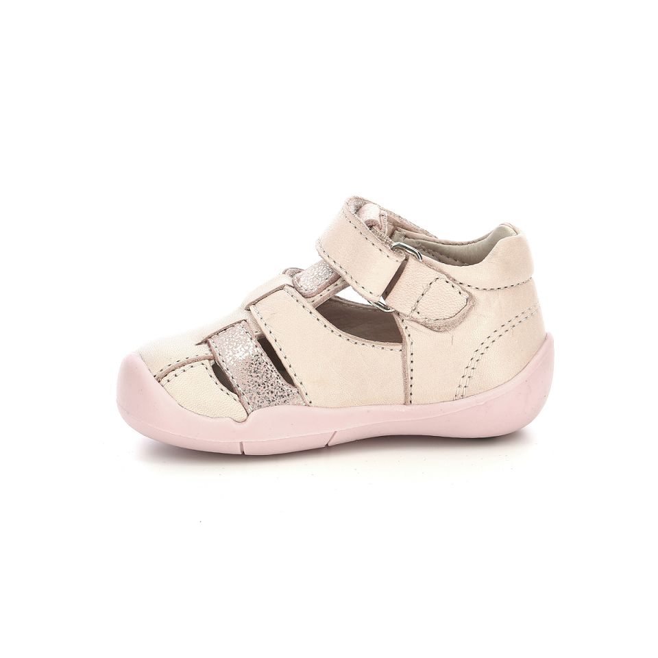 Kickers Wasabou Sandaler Pojke Ljusrosa Metal | 23908-BOZA