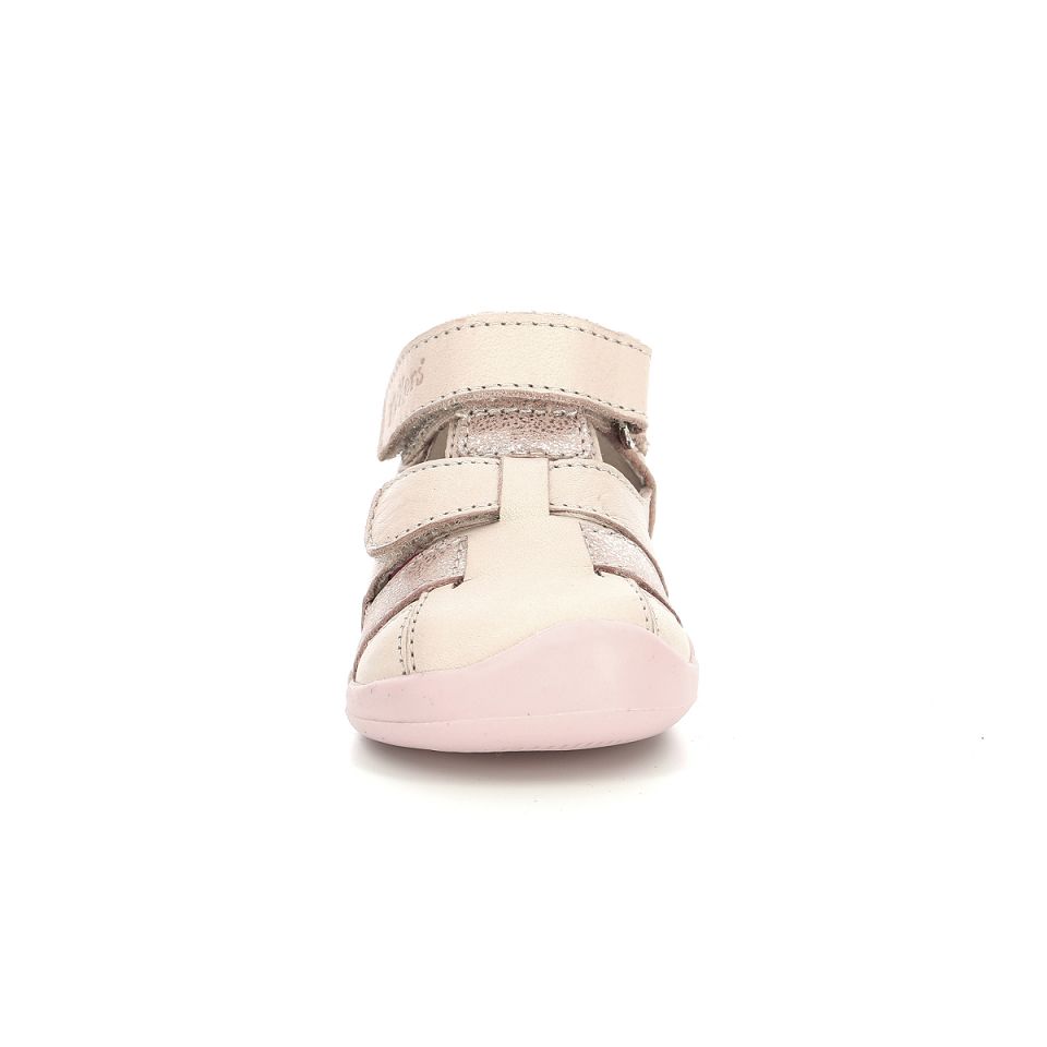 Kickers Wasabou Sandaler Pojke Ljusrosa Metal | 23908-BOZA